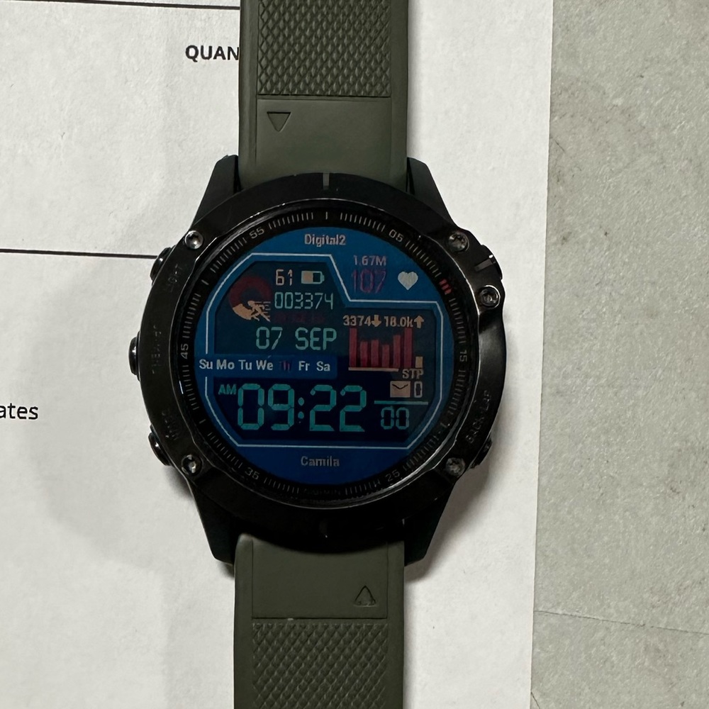 Garmin fénix 6 sapphire great watch super heavy duty great for every activity
